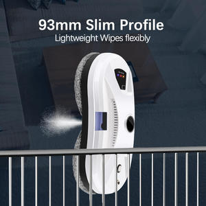 Robot de Limpieza Inteligente <span class=keywords><strong>PORI</strong></span>, Limpiador de Vidrios Eléctrico Inteligente Automático para Interiores/Exteriores, 2 Modos, para Hoteles y Automóviles - Product Image 3