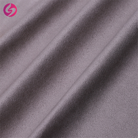 Tissus en velours polyester élastique de haute densité, simili fourrure collée