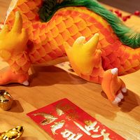 Vente chaude Dragon Mascotte CCTV Fête Du Printemps Gala En Peluche Jouets Animal En Peluche Jouet