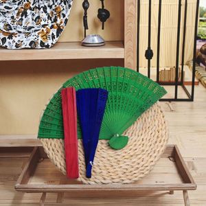 Sandalwood Folding Wooden Handheld Fan Openwork Personal Wedding Fans with Painting Pattern for Business <b>Gifts</b> or Souvenirs - Product Image 1