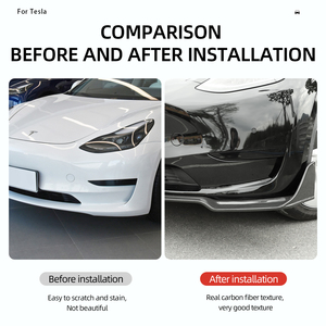 Modello Y Dry fibra di carbonio BodyKit auto labbro anteriore per leeion modello Y labbro del paraurti anteriore - Product Image 4