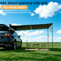 Auvent de voiture extérieur de luxe en tissu Oxford 420D, durable et imperméable, tente de toit adaptée au camping en plein air, installation rapide