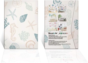 Autocollants de fenêtre réutilisables <span class=keywords><strong>Decalmile</strong></span> imprimés recto-verso, motif de chatons de Noël, oiseaux cardinaux, pour la décoration de verre - Product Image 5