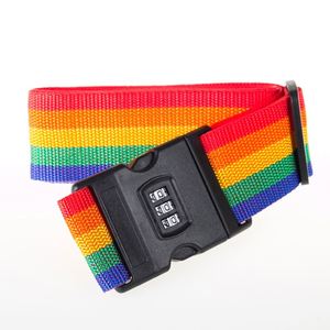 Wholesale Bulk Printed <b>Polyester</b> <b>Lanyard</b> Adjustable Travel Belt Custom Logo Personalized Nylon Luggage Strap - Product Image 5