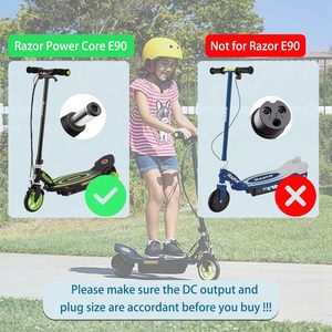 Cargador de Pared de 12 V y 15 W de Repuesto para Patinete Eléctrico Razor Power Core E90 - Product Image 3
