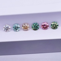 Pierre de moissanite, prix de gros, moissanite en vrac, couleur verte, champagne, gris, bleu, noir, jaune, rose