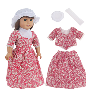 18-22 Inch Doll Clothes 5-Pack With Headbands - American Girl Doll Outfits