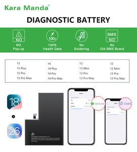 <span class=keywords><strong>Batterie</strong></span> <span class=keywords><strong>de</strong></span> diagnostic OEM Kara Manda pour 12-15 Pro Max, remplacement, 800 cycles, certifiée CE, en stock - Product Image 3