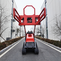 Mini-chargeuse compacte sur chenilles avec moteur Kubota et accessoires hydrauliques de préhension de balles pour l'agriculture et l'aménagement paysager