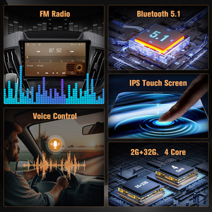 เครื่องเล่นวิดีโอ <span class=keywords><strong>MP3</strong></span>สเตอริโอสำหรับรถยนต์9นิ้วแยกหน้าจอพร้อมกล้องถอยหลังด้านหลังแบบ HD สำหรับ BMW 3 Series - Product Image 4