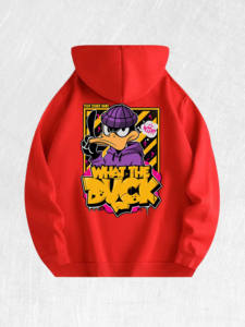 Sudadera con Capucha What the Duck Graffiti 100% Algodón, Almacén en EE. UU., 7 Colores - Product Image 5
