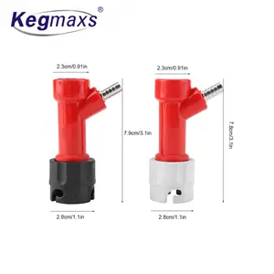 Kegmaxs 1/4 Pin Lock Coupler Corny Keg Fitting Part Gas Liquid Quick Disconnects Home Brewing Connector Coupler Kit For Coke Keg