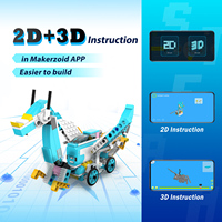 Makerzoid Smart Robot Premium kit 200 en 1 Scratch Junior Programación STEM Kit de aprendizaje para niños 6 +