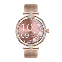 Reloj Inteligente NX17 PRO para Mujer, Monitoreo de Salud, Pantalla AMOLED de 1.19 Pulgadas, Resistente al Agua IP68, Llamadas Bluetooth, Reloj Inteligente de Moda para Dama