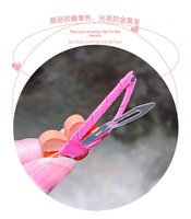 10Pcs/Set Jepit Rambut Anak Motif Kartun Lucu Bahan Logam dan Kain Grosir Jepit Rambut Warna-warni Motif Bunga dan Hewan Anti Selip Tidak Menyakiti Aksesoris Rambut