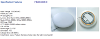 CE SAA LED Smart Blue Sky Lights Artificielle Skylight Sky Light pour Salon Bureau Étude Salle de Bains Lumière du Soleil Naturelle