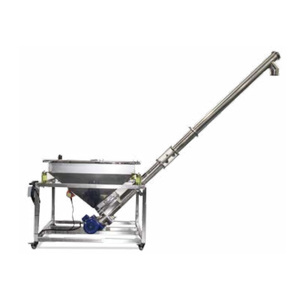 Alimentador de tornillo para levantar el transporte de gránulos de polvo Máquina de envasado automático con encolado Envoltura de bolsas de plástico 120 bolsas/min - Product Image 1