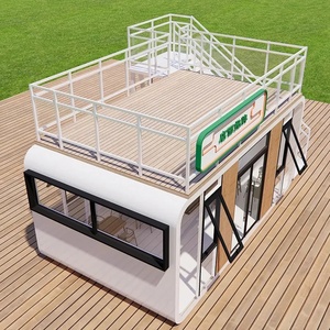 Container Smart Eco-Friendly in Alluminio da 40FT, Apple Cabin House dal Design Moderno <span class=keywords><strong>con</strong></span> 1 Anno di Garanzia per Viaggi all'Aperto - Product Image 5