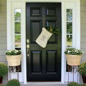 Puertas de <span class=keywords><strong>metal</strong></span> moldeadas de 6 paneles de acero blanco premecanizadas americanas con marcos para casas - Product Image 5