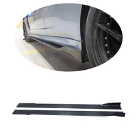 Jupe latérale Panamera en fibre de carbone véritable pour Porsche Panamera 970 971 Jupes d'extension de pare-chocs latéraux Kit de carrosserie