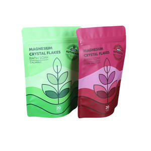 Embalaje de sales de baño, bolsas de embalaje de sal de baño resellables compuestas personalizadas, bolsa de pie Mylar, bolsas reutilizables con cremallera - Product Image 2