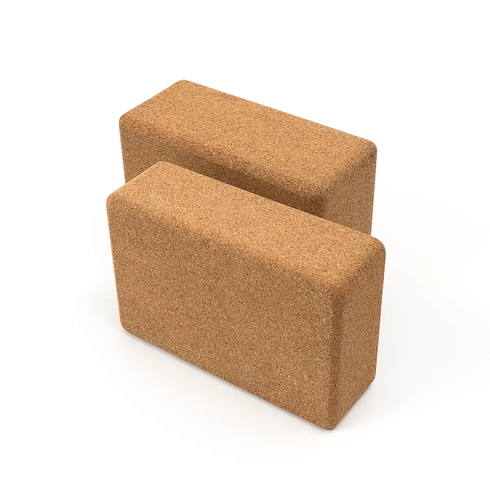 Multifunktion ale Holz farbe Yoga Bricks Hochwertiger umwelt freundlicher Yoga-Block aus recyceltem Kork