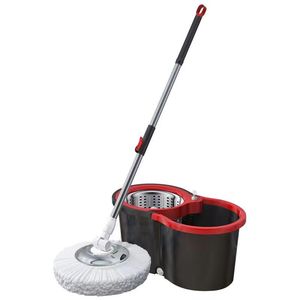 Cubo de fregado de fibra ultrafina <span class=keywords><strong>con</strong></span> mango giratorio extensible 360°, productos de limpieza para el hogar para limpieza de suelos - Product Image 1