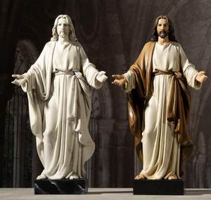 מותאם אישית <span class=keywords><strong>jesus</strong></span> פסל פסל הכנסייה figine לפי העיצוב או התמונה שלך - Product Image 4