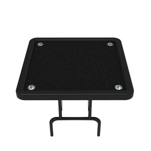 Table de <span class=keywords><strong>Blackjack</strong></span> pliable de qualité professionnelle YH <span class=keywords><strong>Casino</strong></span>, 4 joueurs, carrée, haute vitesse, feutre noir, avec porte-gobelet - Product Image 3