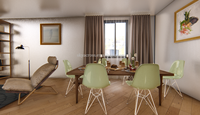 Maison modulaire flexible à 2 étages, cottage, 3 chambres, 3 salles de bain, résidence moderne préfabriquée, duplex, villa de luxe prête à l'emploi
