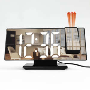 Réveil numérique à projection LED avec mouvement électronique DZ, best-seller, réveil de bureau/table automatique sensible à la lumière - Product Image 2