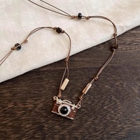 Nouveau Design Mini Collier Caméra Cachée en Acier Inoxydable
