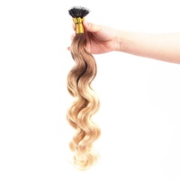 Großhandel Full Cuticles Double Drawn Natur menschliches Haar Premium Silikon Nano Ring/Micro Ring Bead Haar verlängerungen