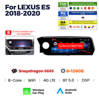 Radio para Auto MEKEDE con Carplay, GPS, Snapdragon 685, 8+128G, Android, Pantalla Táctil para LEXUS ES 2018-2020