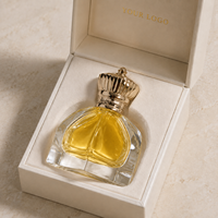 Vente en gros de flacons de parfum en verre vides de luxe personnalisés, logo personnalisé imprimé, emballage de flacons de parfum de luxe vides