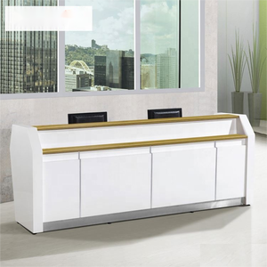 Popularité de réception en bois blanc moderne de 2 personnes Sinonis pour la banque d'école de bureau fabriquée pour les immeubles de bureaux - Product Image 1
