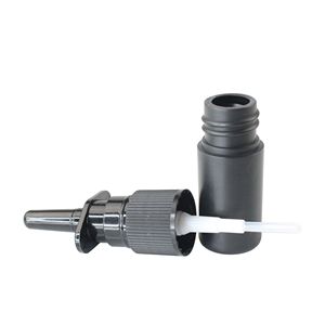 5Ml HDPE Đen Tốt Mũi Phun Chai Nhựa Y Học Chất Lỏng Container Với Màu Đen Mũi Phun - Product Image 4