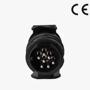 El mejor precio, calidad de fabricación de China, 12V, <span class=keywords><strong>13</strong></span> Pines, cambio A Adaptador de conector de <span class=keywords><strong>remolque</strong></span> de 7 pines, <span class=keywords><strong>enchufe</strong></span> de <span class=keywords><strong>remolque</strong></span> estándar europeo de - Product Image 2