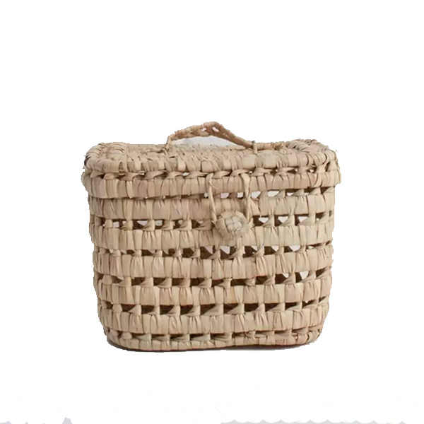 basket from palm leaves