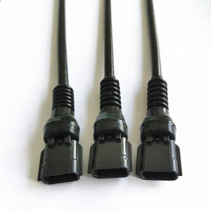 定制2针公10厘米0.75平方毫米汽车橡胶防水连接器线束PA66材料明星品牌制造商 - Product Image 5