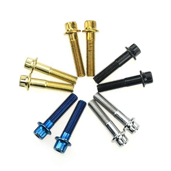 アルミホイール交換用ピアスボルト M7x32mm クロームメツキ 140