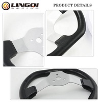LING QI 270MM/10.63 "Volant de guidon en mousse PU pour Kart Go- Kart Buggy Racing Cart Accessoires