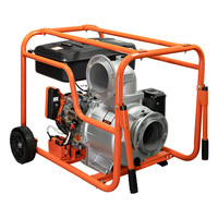 Prix d'usine Pompe à eau à essence portable de 6 pouces 10,5 kw Livraison rapide Pompe auto-amorçante OEM personnalisé pour eau propre Faible