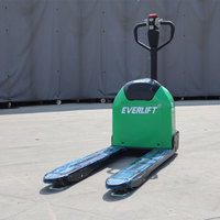 Transpalette électrique EVERLIFT HELI 1,5 tonne 2 tonnes 1500 kg 2000 kg avec batterie au lithium, équipement d'entrepôt