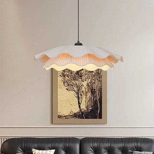Lampe suspendue de style français, ronde, E27, lumière chaude, pour salon et salle à manger - Product Image 4