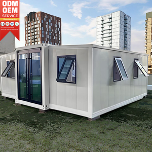 豪华移动小房子20英尺40英尺预制豪华别墅小型可扩展集装箱房，带2 <span class=keywords><strong>3</strong></span> 4间卧室 - Product Image 1