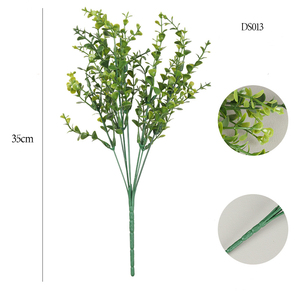 Giá tốt nhất nhân tạo bạch đàn chi nhánh cây bụi lúa mì hoa <span class=keywords><strong>Ivy</strong></span> lá trong nhà ngoài trời cây xanh cây bụi ramas arce nhân tạo - Product Image 5