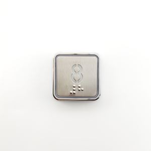 Accessori per ascensori quadrati in stile moderno di migliore qualità Touch Lift pulsante con Braille - Product Image 1