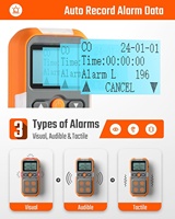 Detector de Gas Portátil Cuatro en Uno Aikesi para H2S, CO, LEL y O2 con Alarmas Visuales y Audibles por Vibración (Personalización OEM Disponible)