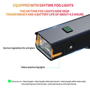 Luz LED para Bicicleta XPG, Faro Delantero Recargable de 2000 mAh, Resistente al Agua IPX5, Lámpara para Ciclismo al Aire Libre - Product Image 4